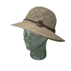 Unbranded Women’s Embellished Straw Woven Sun Hat Size One Size